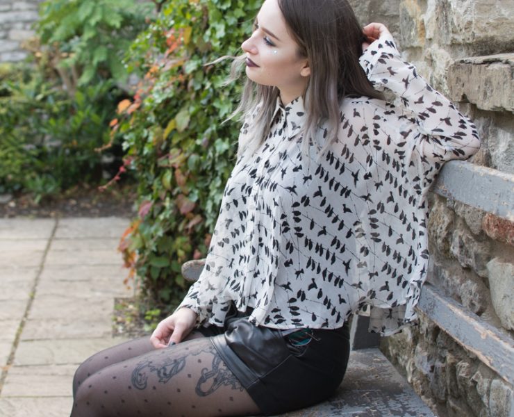 polka dot tights