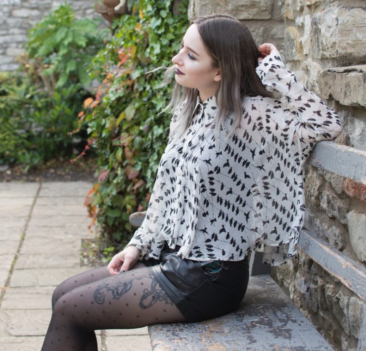 polka dot tights