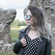 polka dot maxi dress