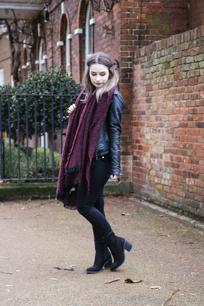 black suede boots outfit