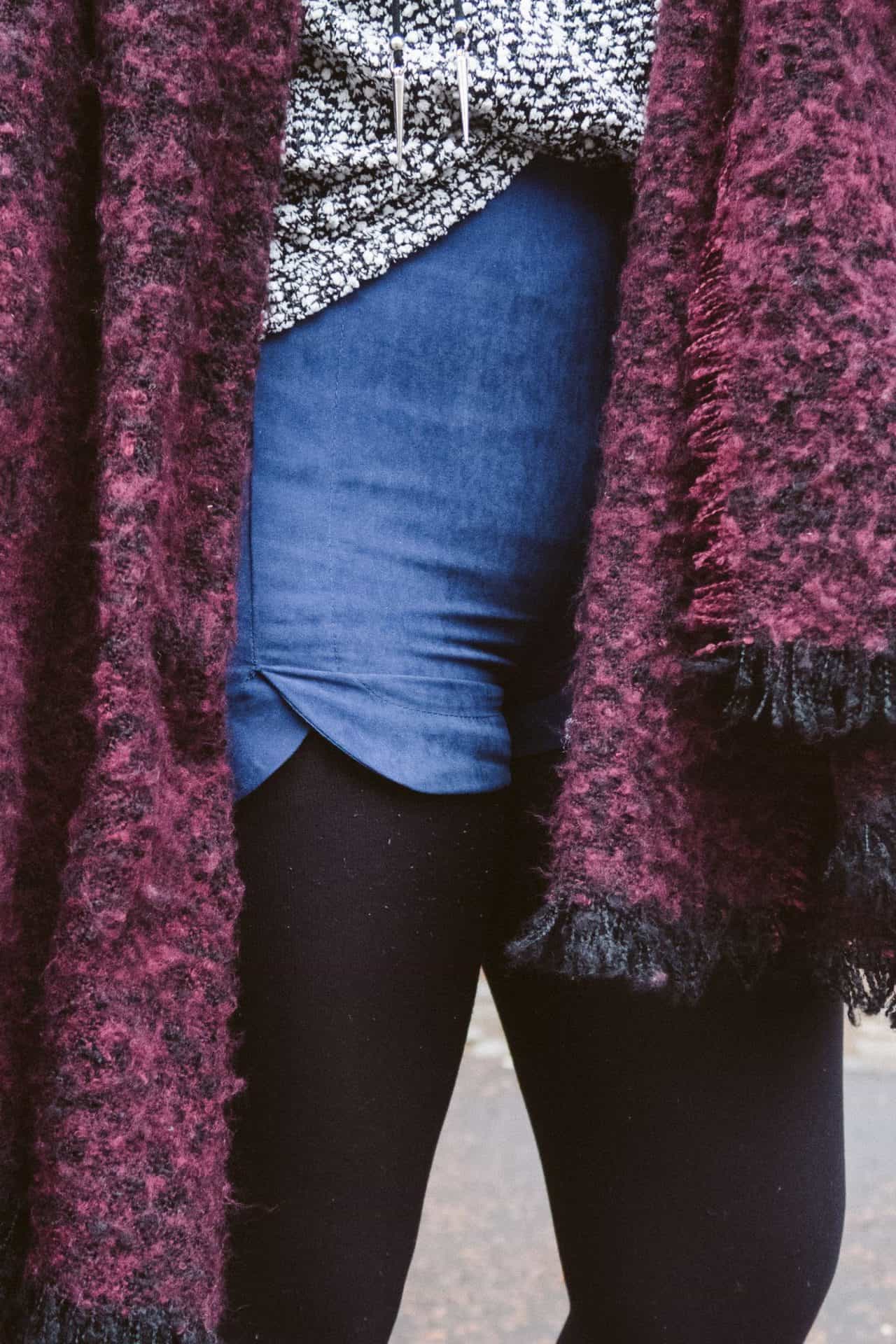 how i'm styling shorts in winter