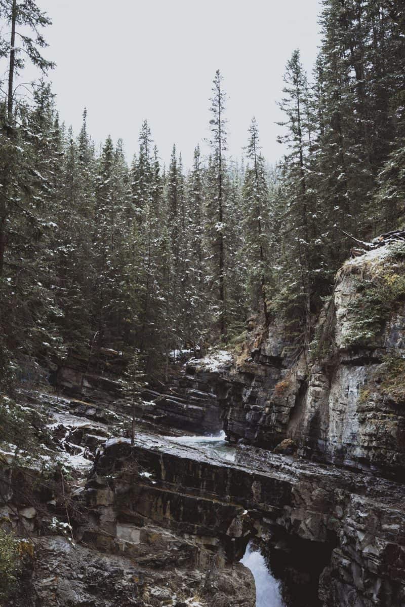 johnston canyon banff alberta canada
