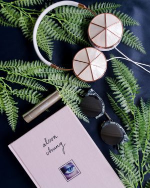 frends headphones flatlay