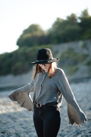 black skinny jeans outfit