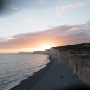 white cliffs and beach at birling gap near brighton | top 3 uk city breaks