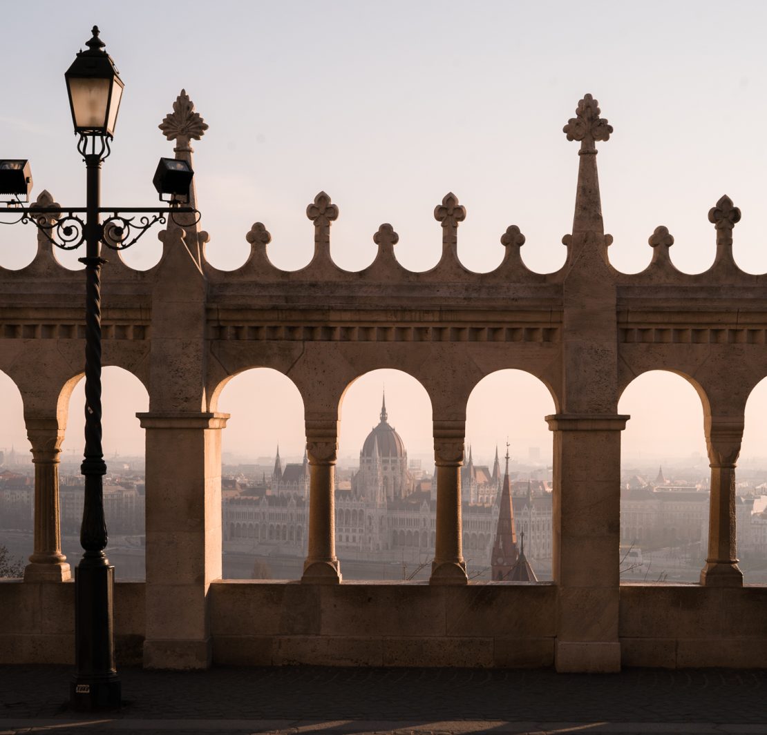 fishermans bastion sunrise | 2 day budapest itinerary