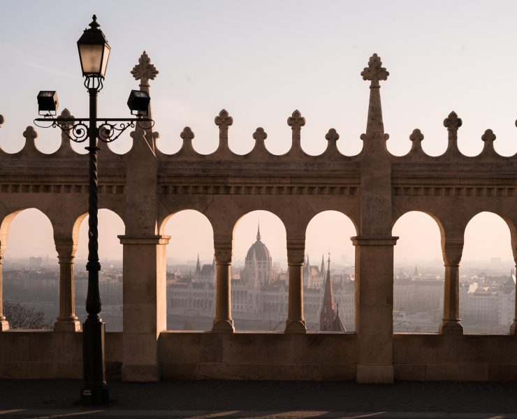fishermans bastion sunrise | 2 day budapest itinerary